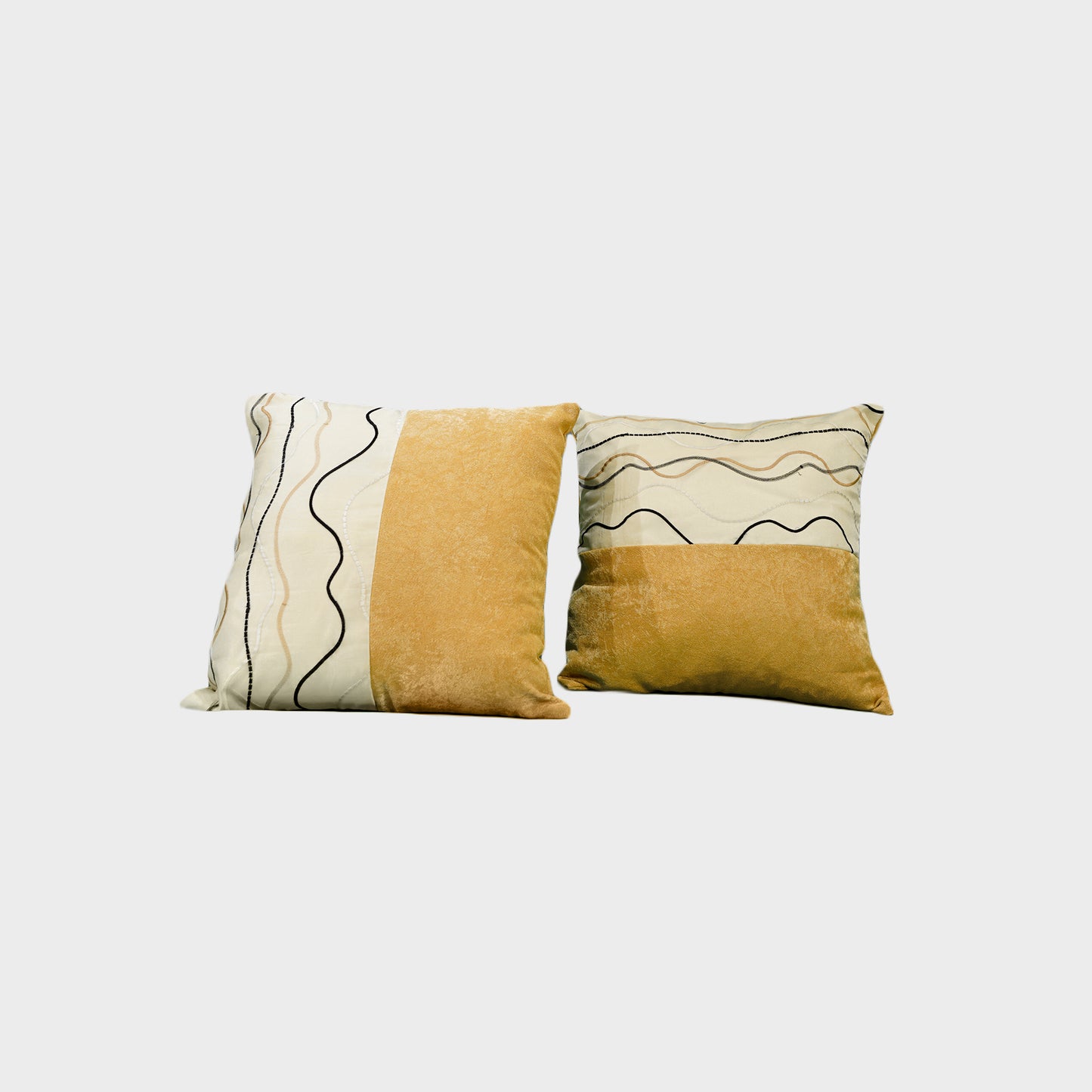 Wavy Beach Curls Cushion Cover Sets