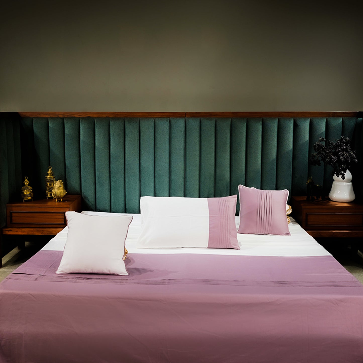 Pure Alabaster Colorplay Stripe 300 TC|400 TC|500 TC Pillow Cover