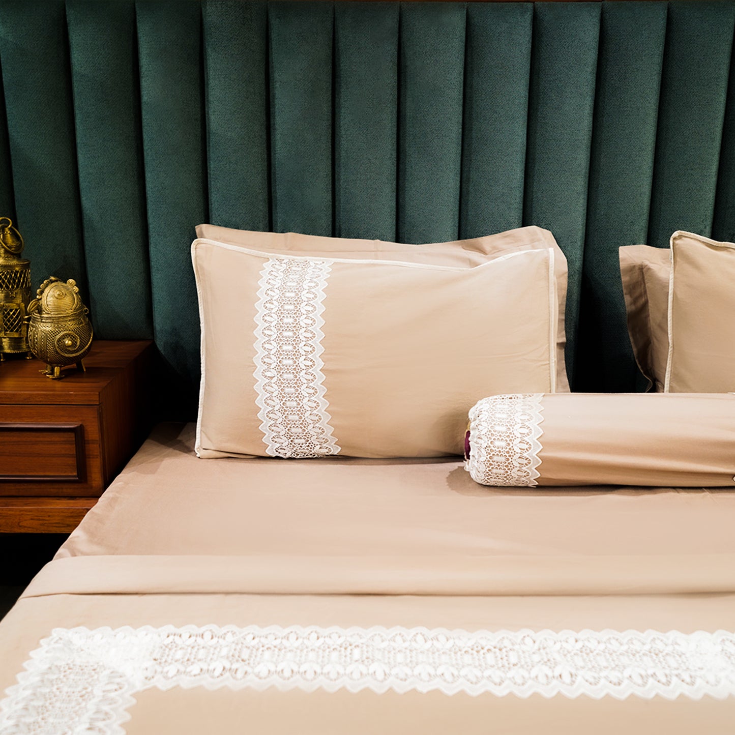 Chic Mocha 500 TC Bed Set