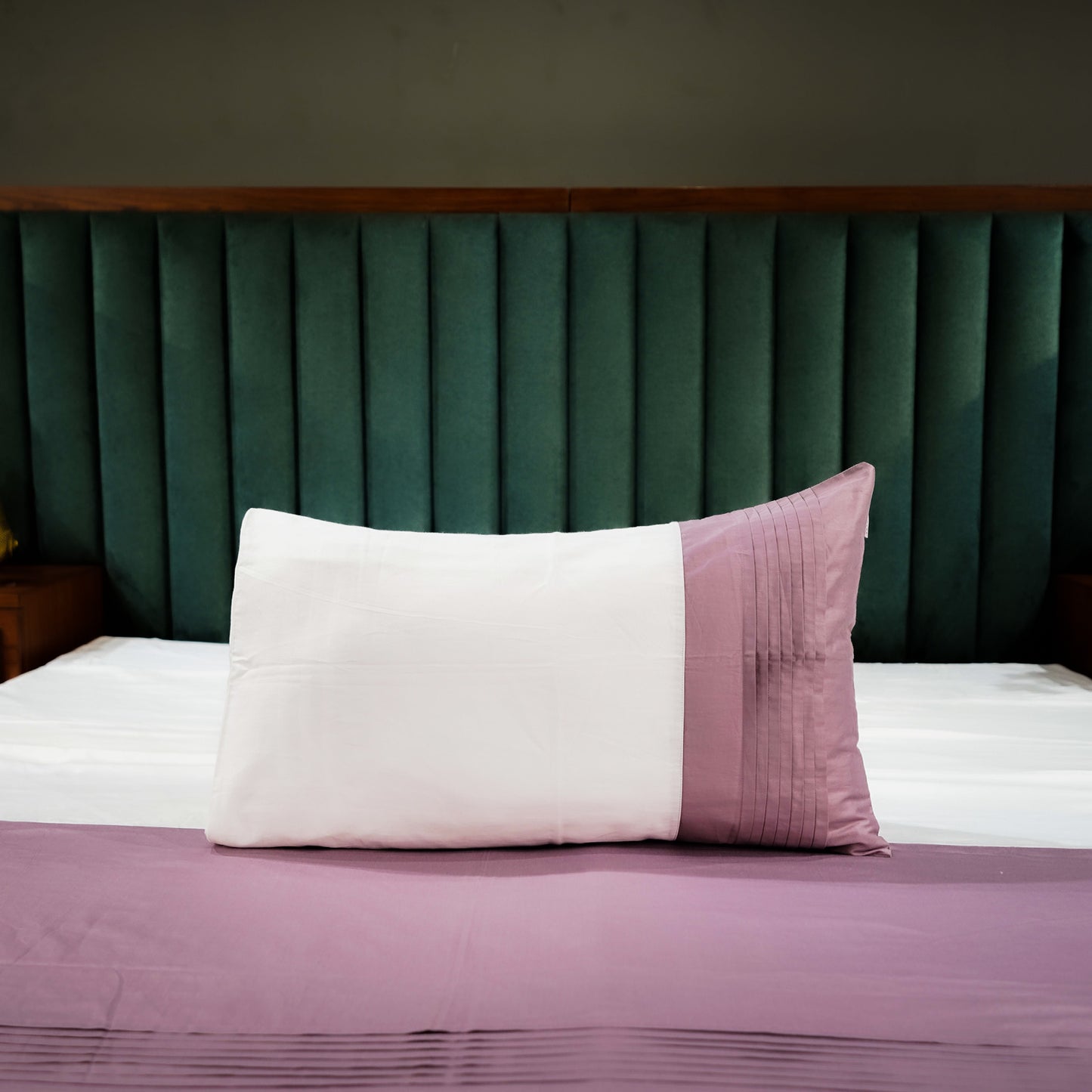 Pure Alabaster Colorplay Stripe 300 TC|400 TC|500 TC Pillow Cover