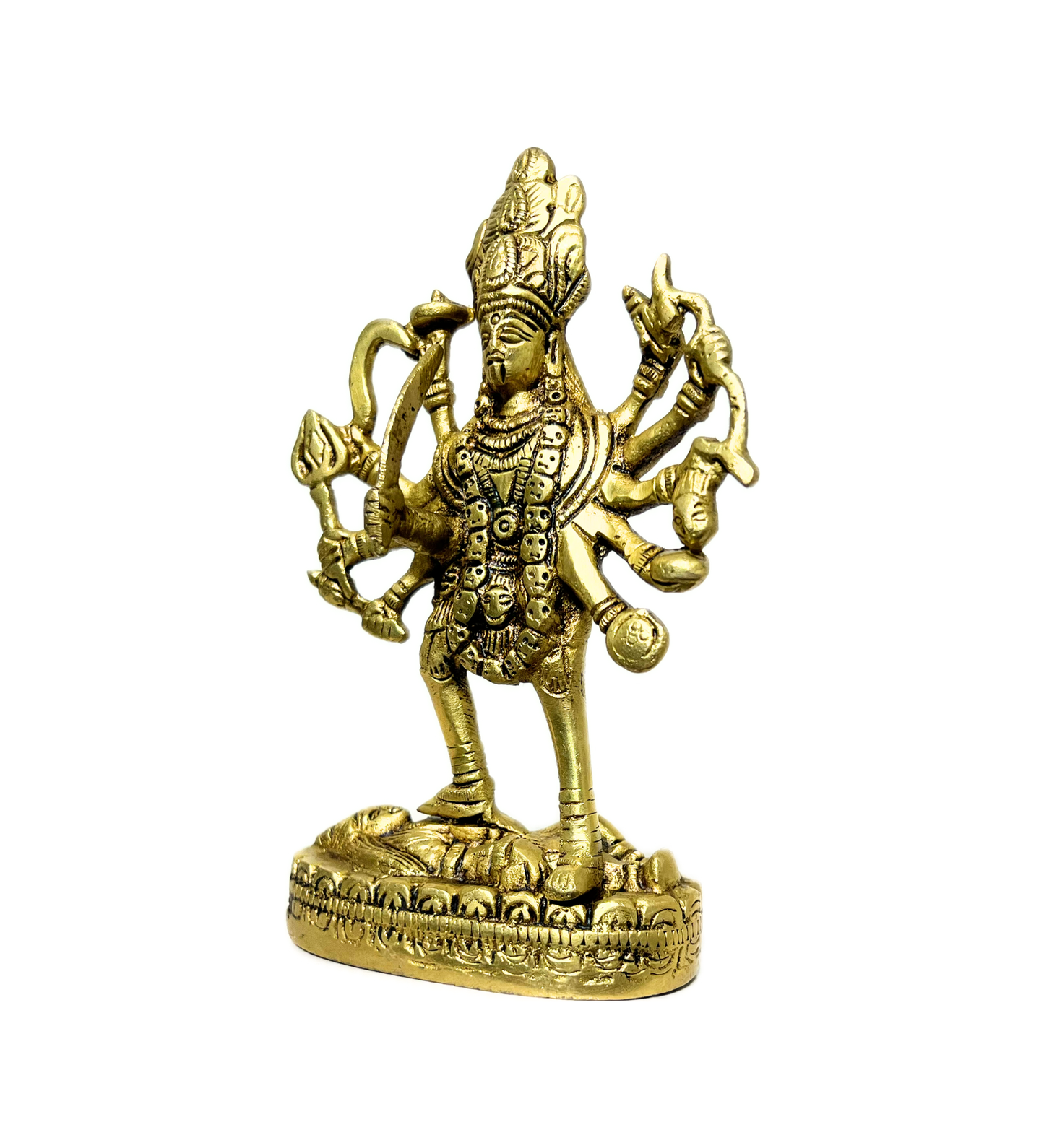 Brass Kali Maa Idol – 100% Pure Brass