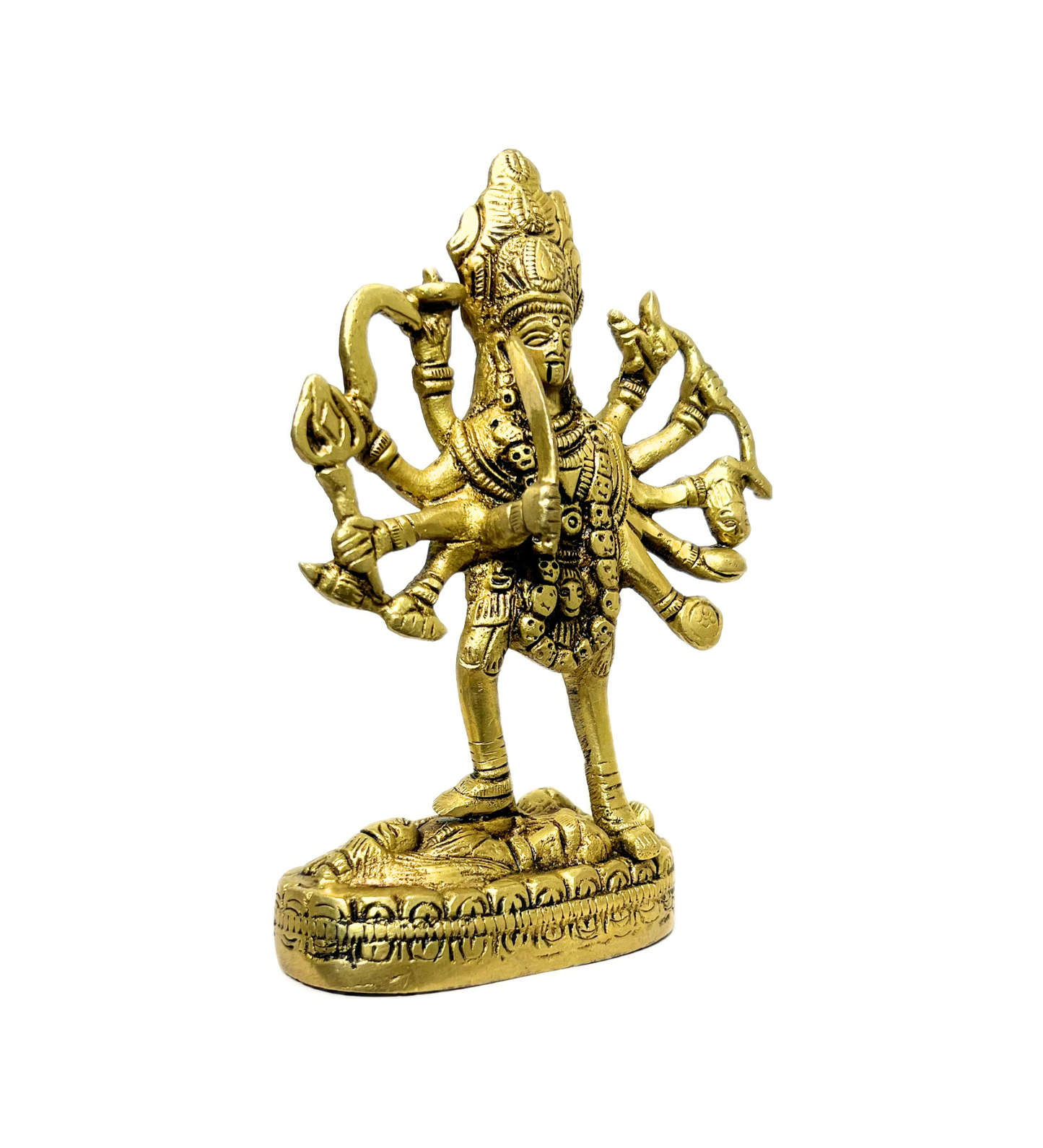 Brass Kali Maa Idol – 100% Pure Brass