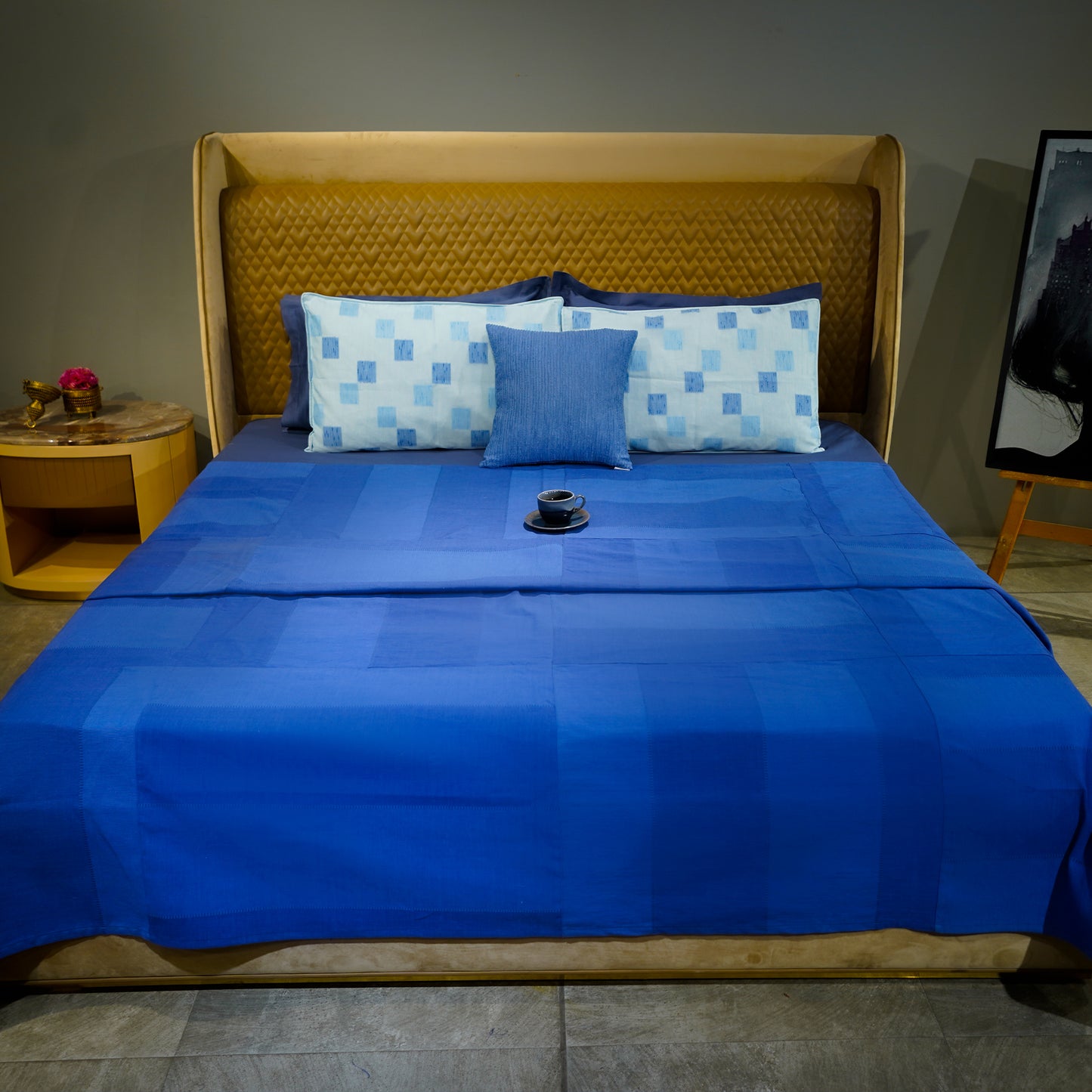 Denim Crossweave Bed Cover