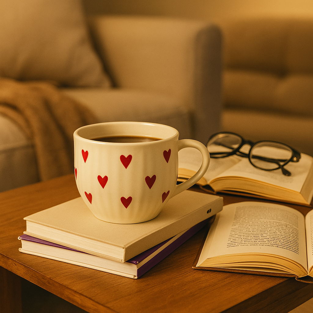 Heartfully Yours – Hand-Painted Ceramic Mug