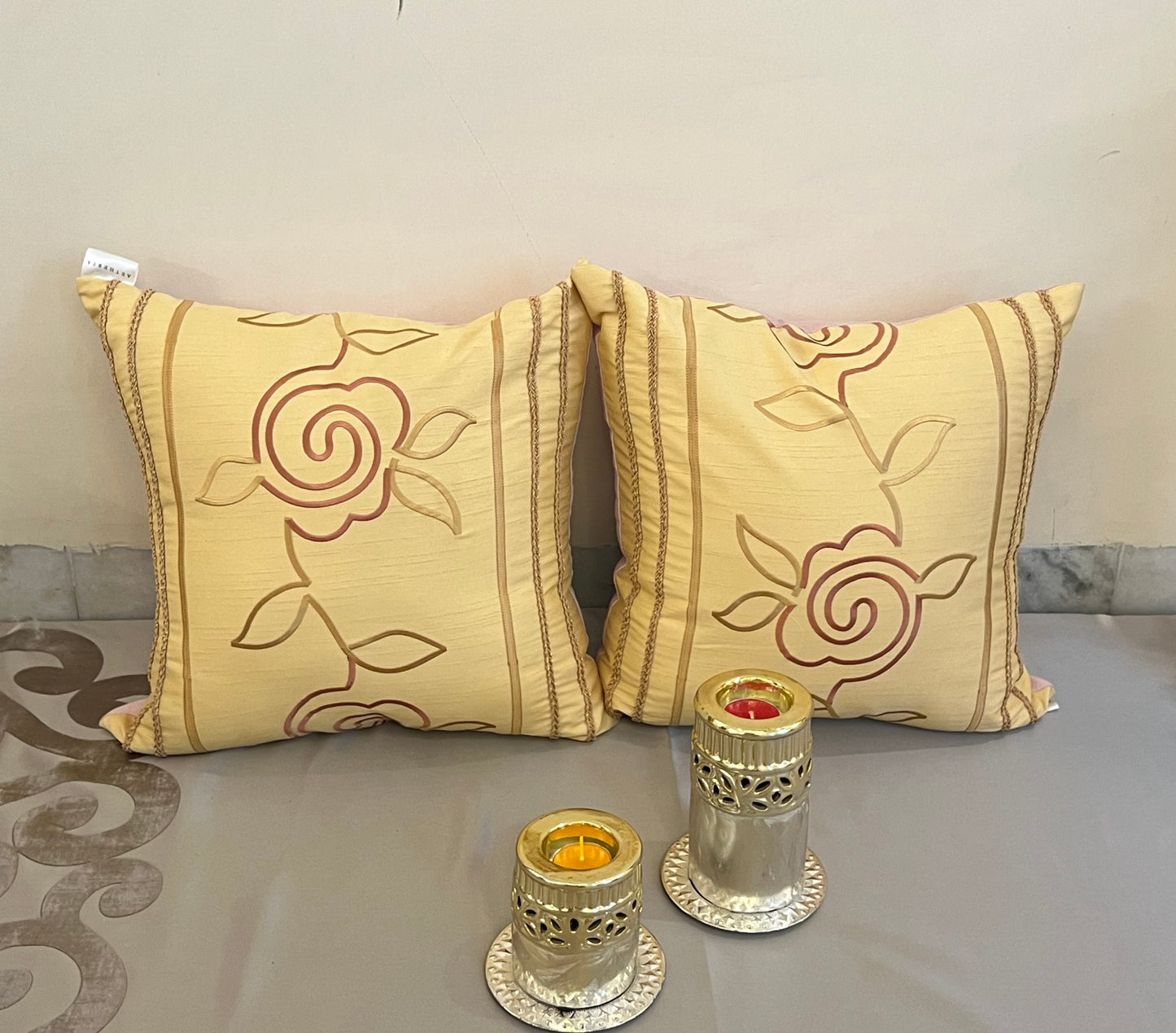 Abstract Rose Cushion Cover Sets