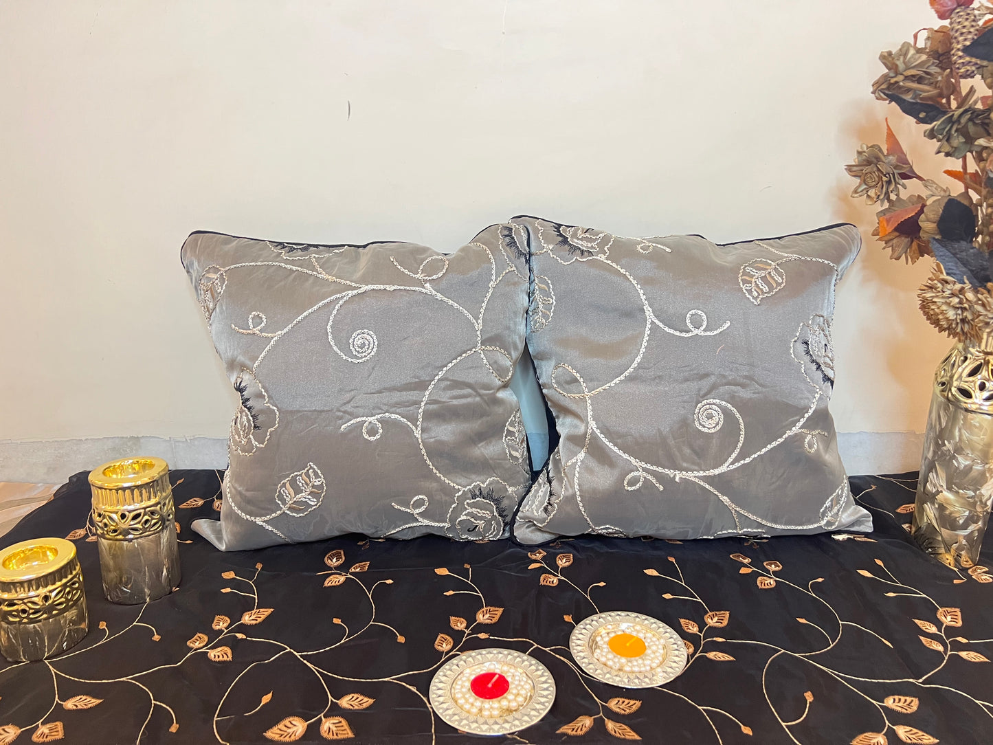 Floral Tapestry Cushion Cover Sets