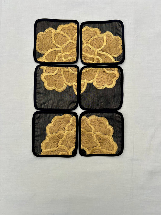 Threaded Blooms Coasters