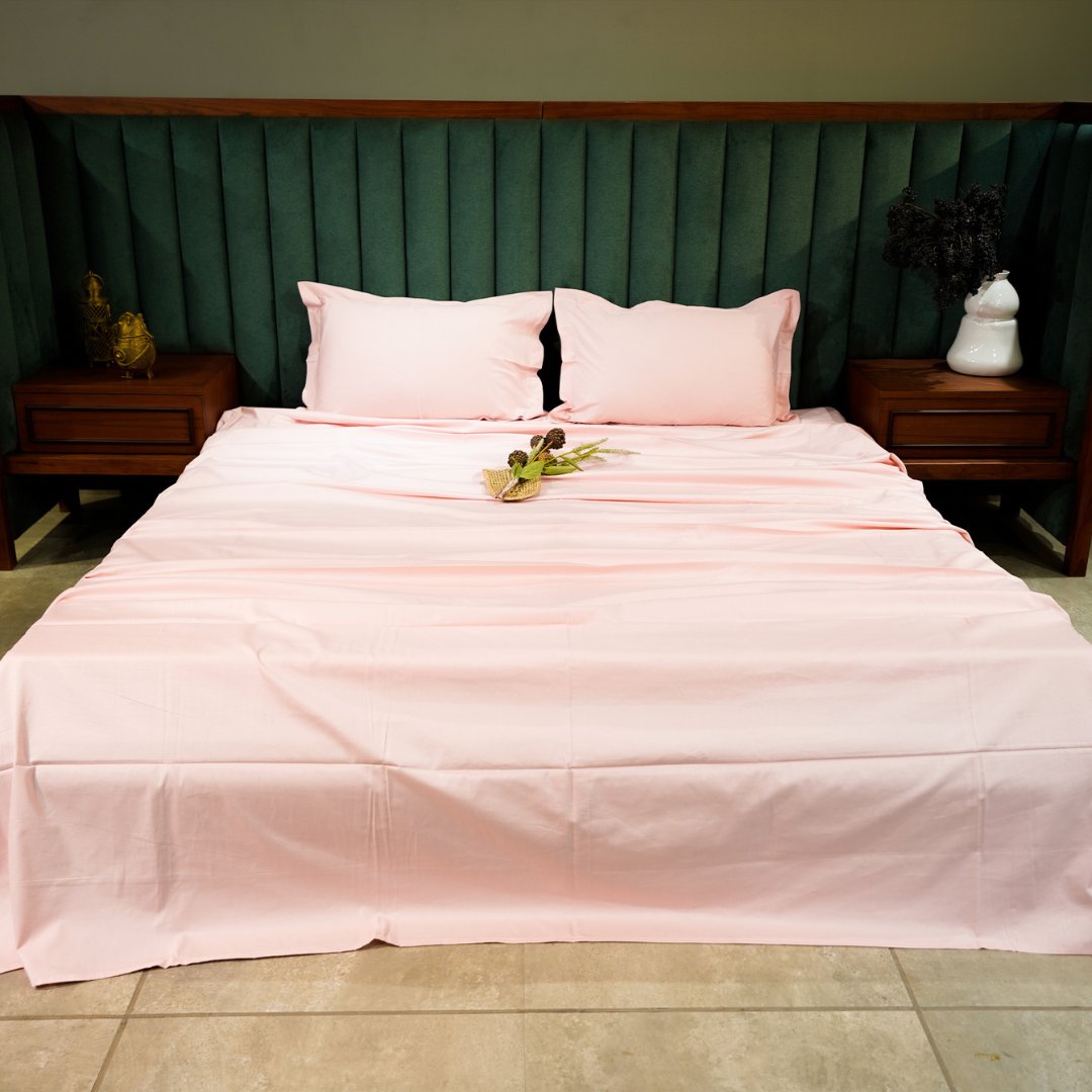 Explore Pure Cotton Flat Bed Sheets – Light, Breathable & Fade-Resistant