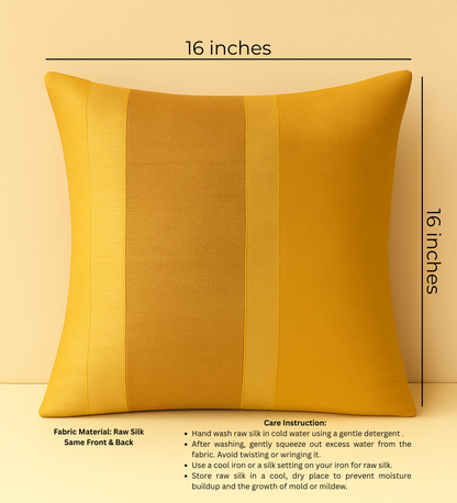 Soleil Raw Silk Cushion Cover