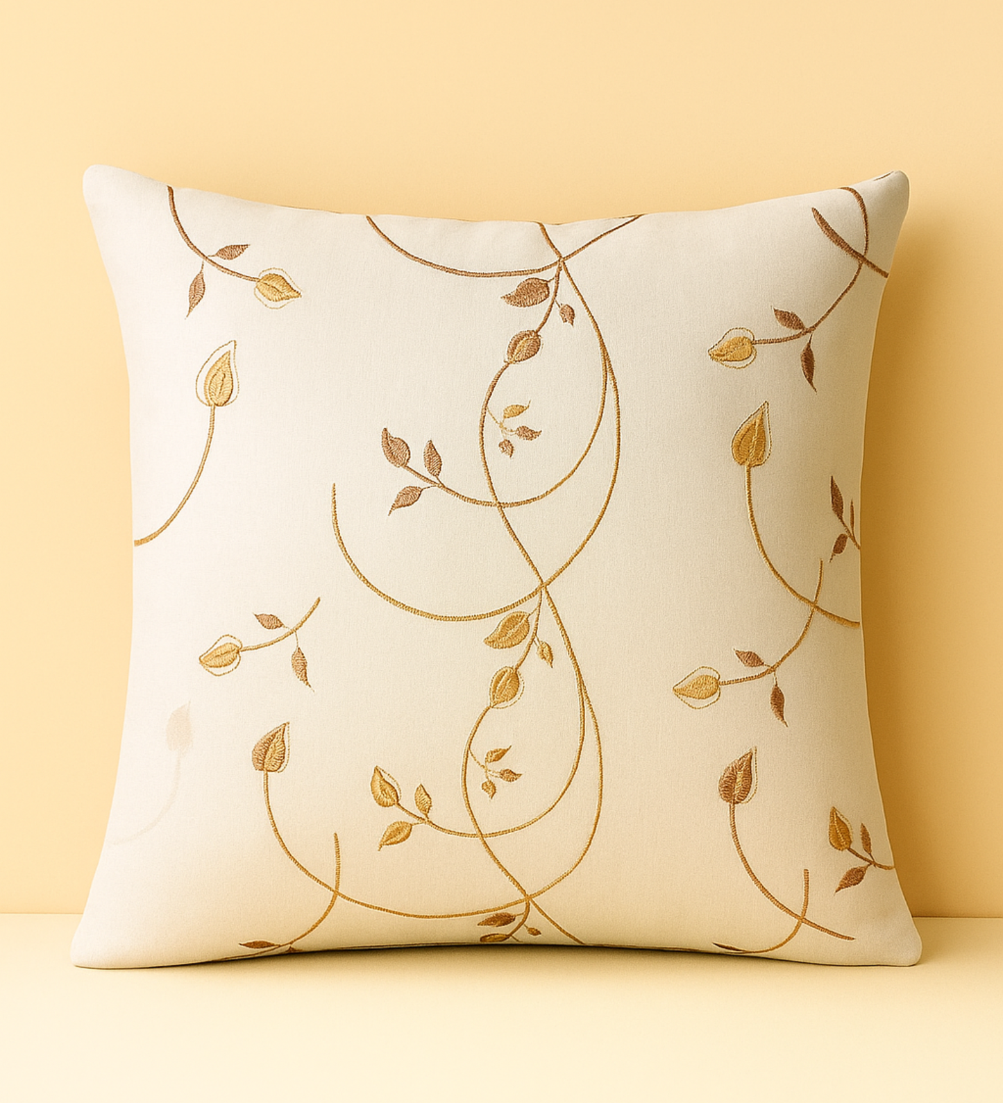 Luna Gleam Silk-Blend Cushion Cover