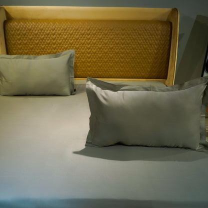 Sage Green pure cotton flat bed sheet for king/queen/single bed – breathable, soft, skin-friendly & fade-resistant bedding for Indian homes.
