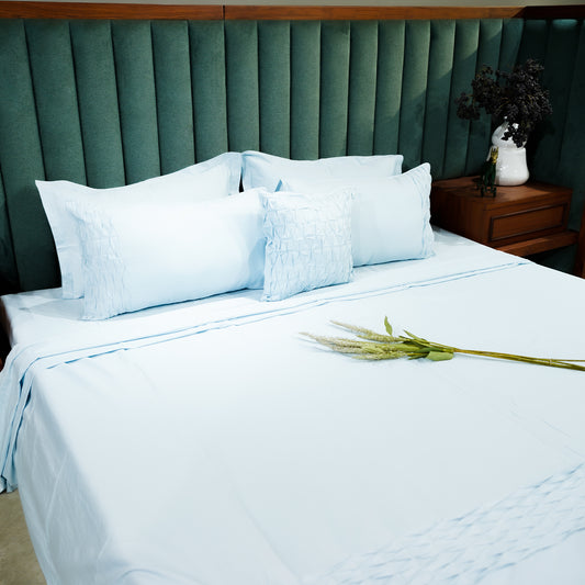 Azure Whisper Honeycomb Serenity 300 TC|400 TC|500 TC Bed Set