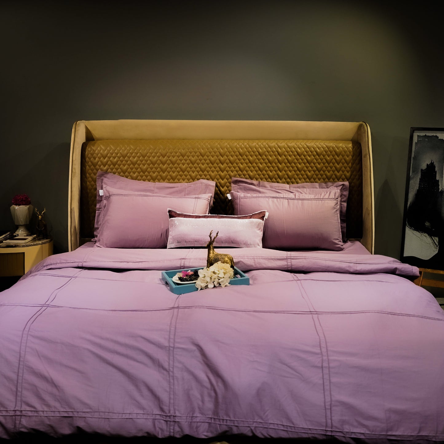 Piped Up 300 TC|500 TC Duvet Cover
