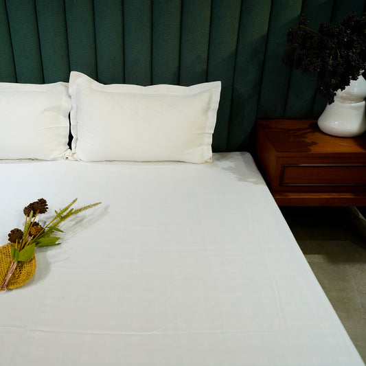 White Elegance 300 TC|400 TC|500 TC Pillow Cover