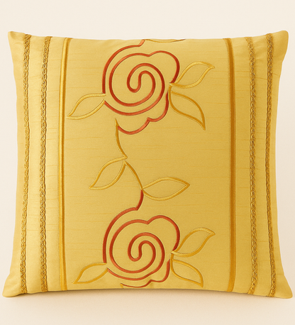 Abstract Rose Cushion Cover