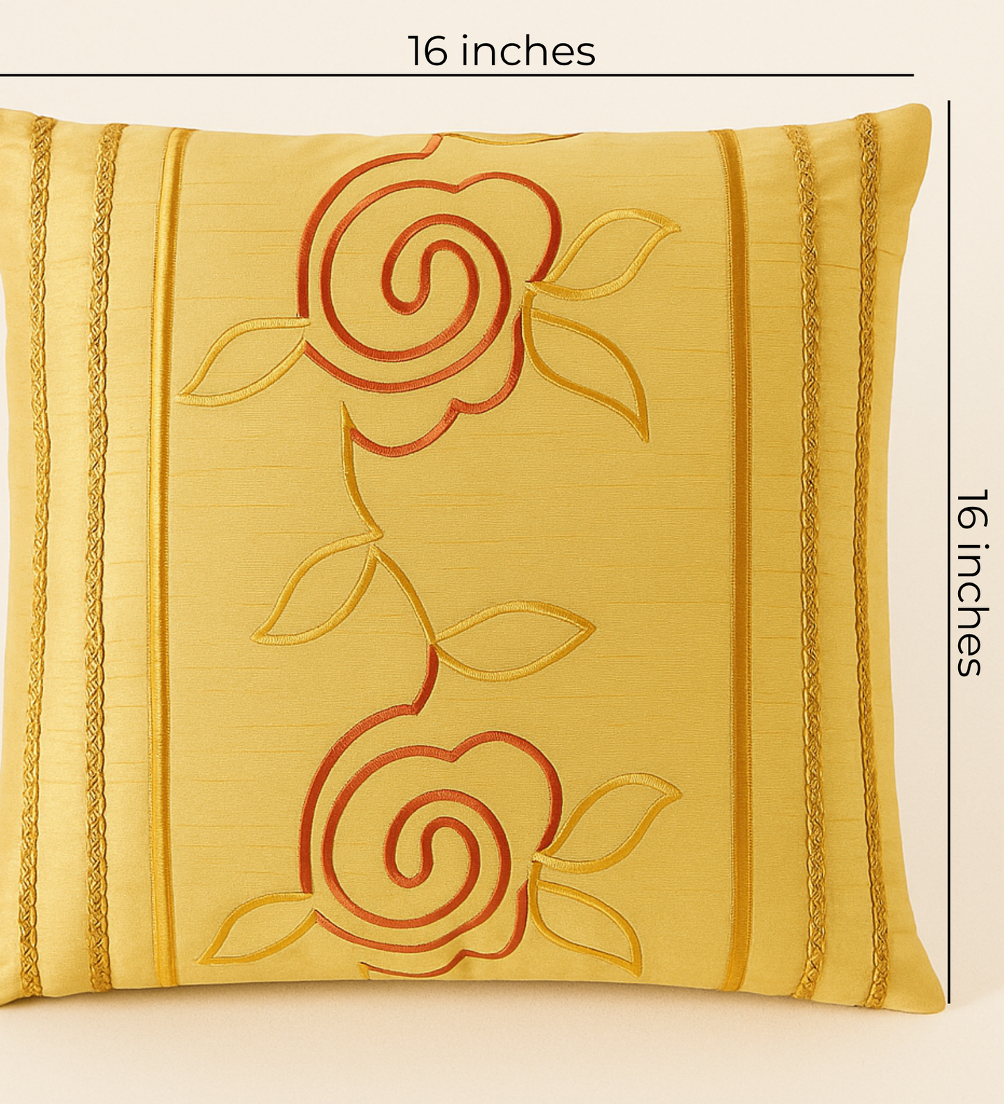 Abstract Rose Cushion Cover