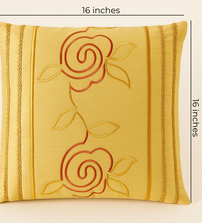 Abstract Rose Cushion Cover