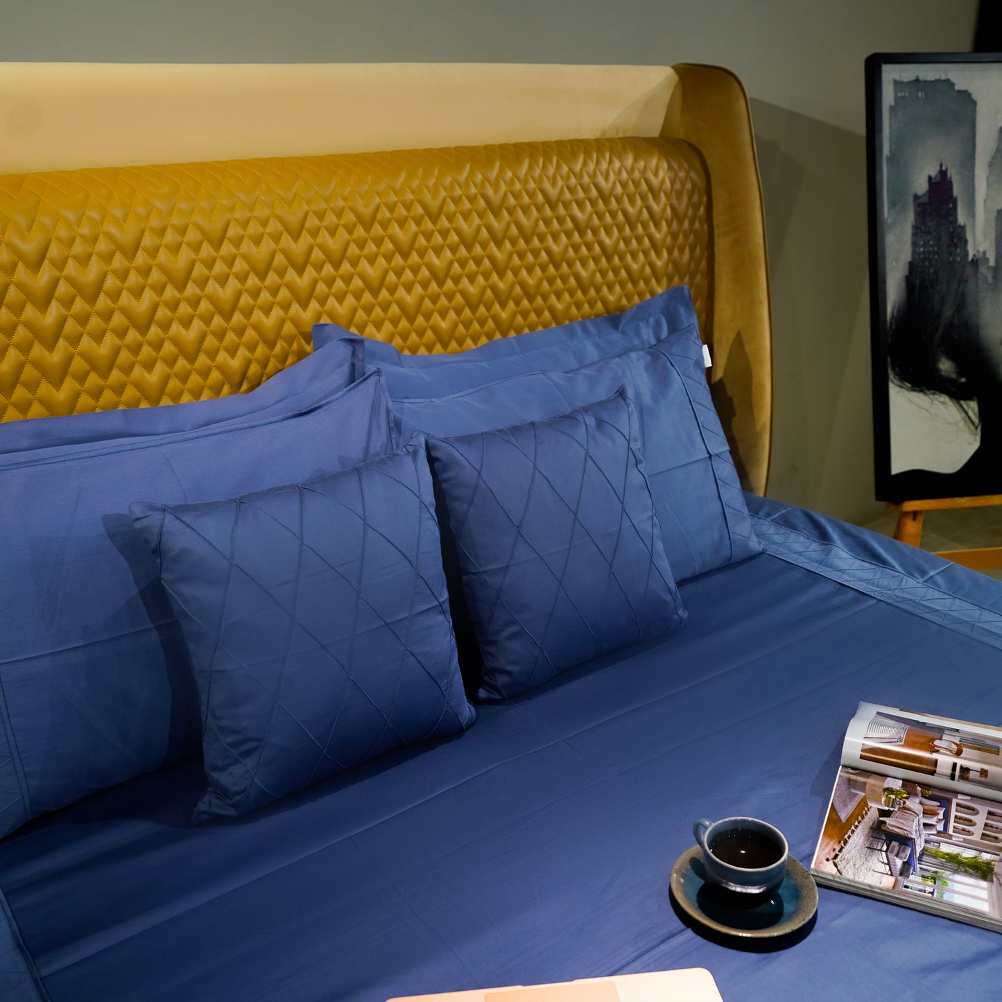Majestic Sapphire Diamond Simplicity 300 TC|500 TC Pillow Cover