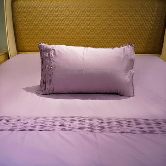 Misty Mauve Honeycomb Serenity 300 TC|500 TC Pillow Cover