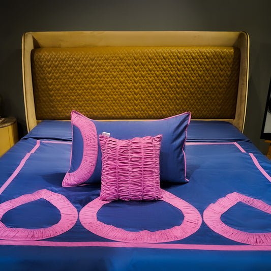 Rose Quartz Teardrop Elegance 300 TC|500 TC Cushion Cover Sets
