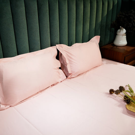 Baby Pink Serenity 300 TC|400 TC|500 TC Pillow Cover