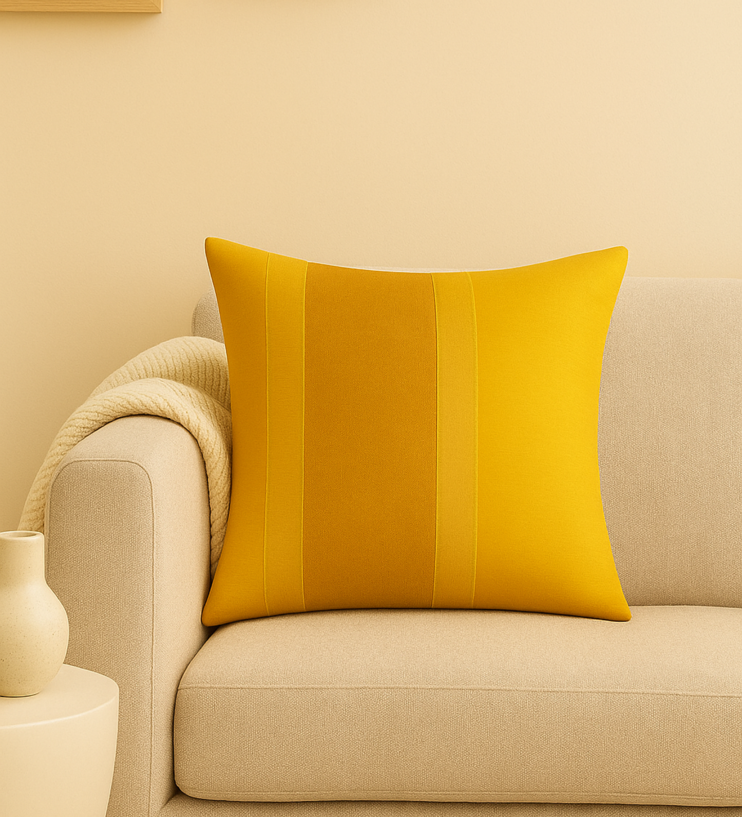 Soleil Raw Silk Cushion Cover