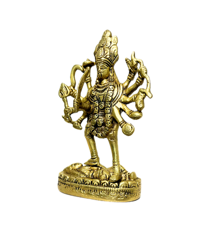 Brass Kali Maa Idol – 100% Pure Brass