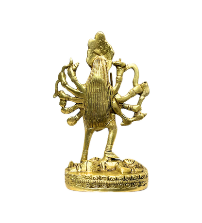 Brass Kali Maa Idol – 100% Pure Brass