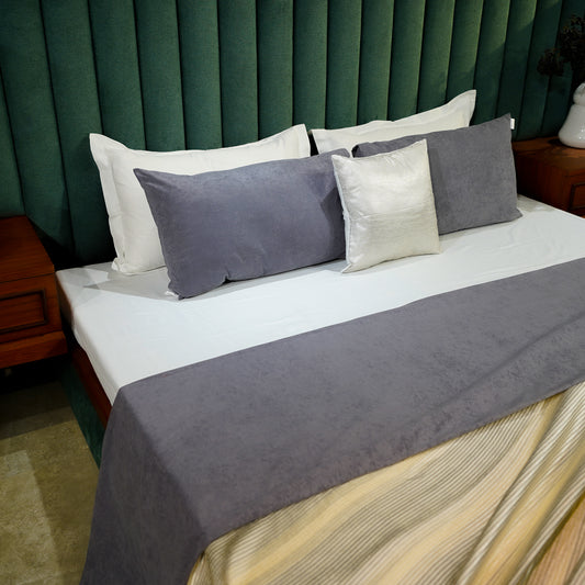 Modern Charcoal Bed Cover
