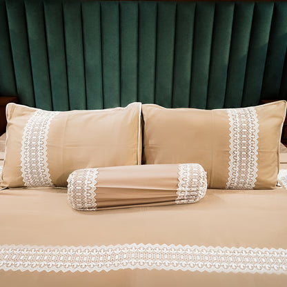 Chic Mocha 500 TC Designer Bed Sheet