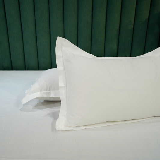 White Elegance 300 TC|400 TC|500 TC Pillow Cover