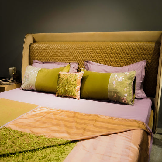 Lush Green Valley Bed Cover