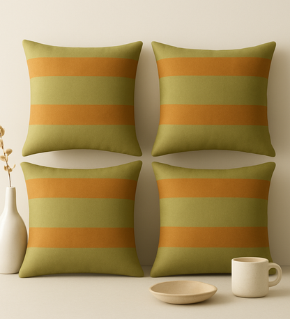 Azure Ember Raw Silk Cushion Cover