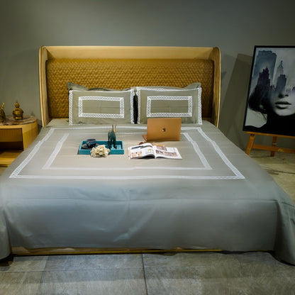 Mystic Moss Cotton Bloom 300 TC|500 TC Bed Set