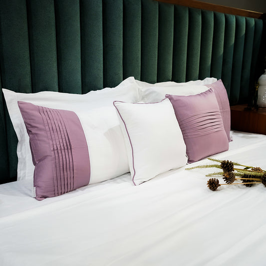 Pure Alabaster Colorplay Stripe 300 TC|400 TC|500 TC Pillow Cover