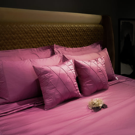 Rose Quartz Diamond Simplicity 300 TC|400 TC|500 TC Pillow Cover