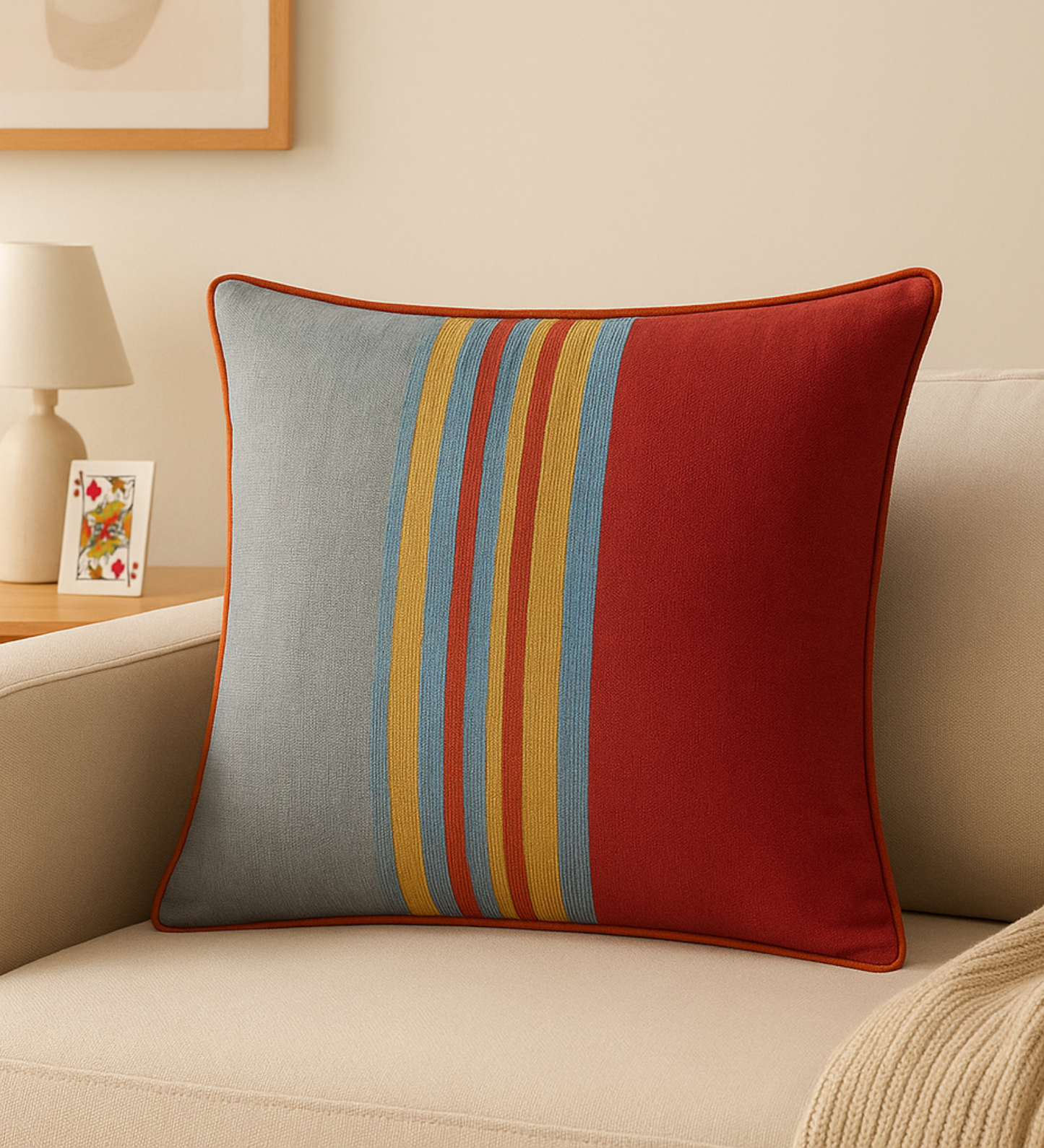 Stripes Cushion Cover