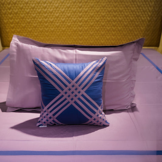 Pure Alabaster Abstract Fusion 300 TC|500 TC Cushion Cover Sets
