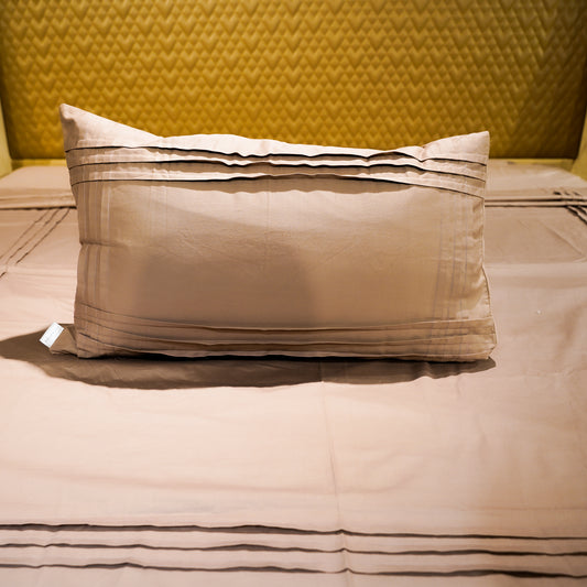 Mocha Bliss Classic Charm 500 TC Pillow Cover