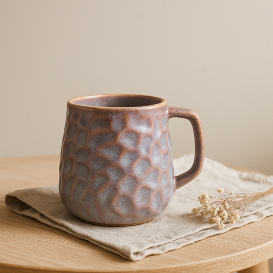 Mesa Textured Ceramic Mug – Handmade Stoneware Coffee Cup