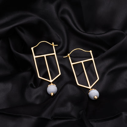 Indah Earrings – A Touch of Golden Grace