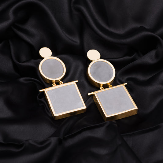 Bauhas Earrings – Abstract Art for Your Ears
