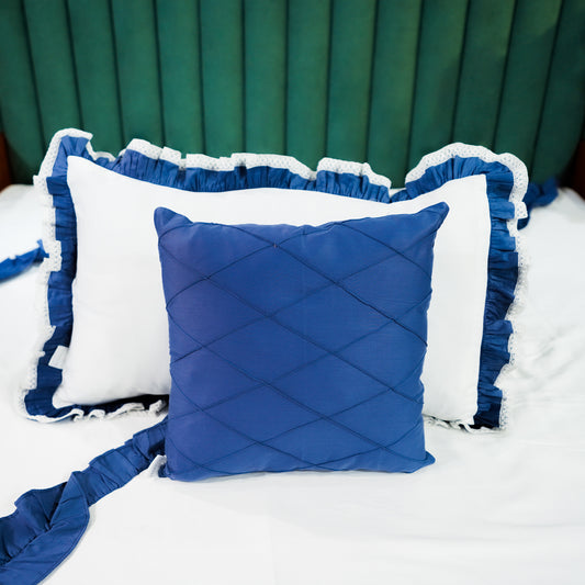 Enriched Frill Cushion Cover Sets
