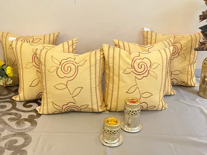 Abstract Rose Cushion Cover Sets