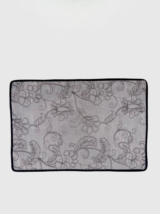 Ashen Floral Tapestry Table Mats
