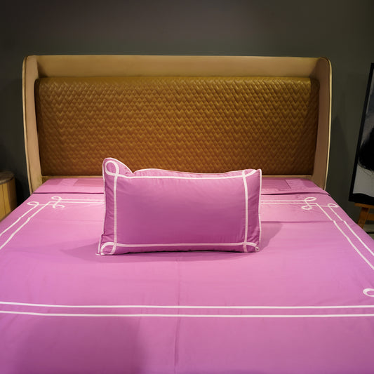 Rose Quartz Tranquil Curve 300 TC|400 TC|500 TC Pillow Cover