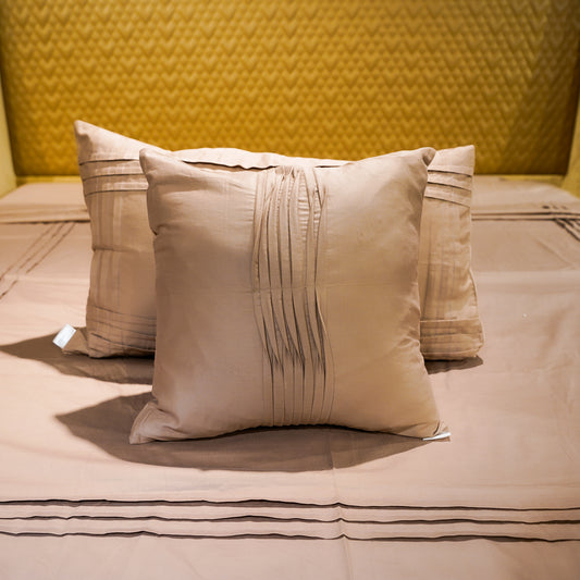 Mocha Bliss Classic Charm 500 TC Cushion Cover Sets