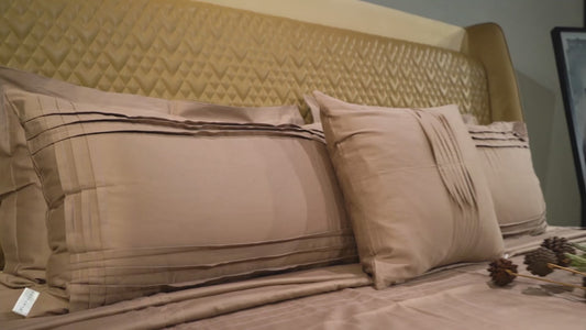 Mocha Bliss Classic Charm 500 TC Bed Set