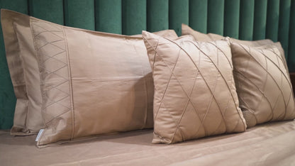 Mocha Bliss Diamond Simplicity 500 TC Bed Set
