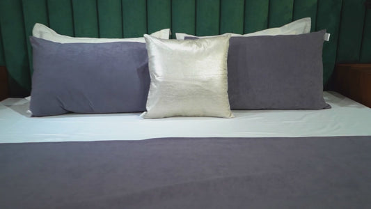 Modern Charcoal Bed Cover